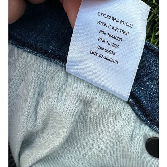 Hudson Jeans denim Super Skinny Ankle Jeans black leather like coating size 29 - Picture 11 of 11